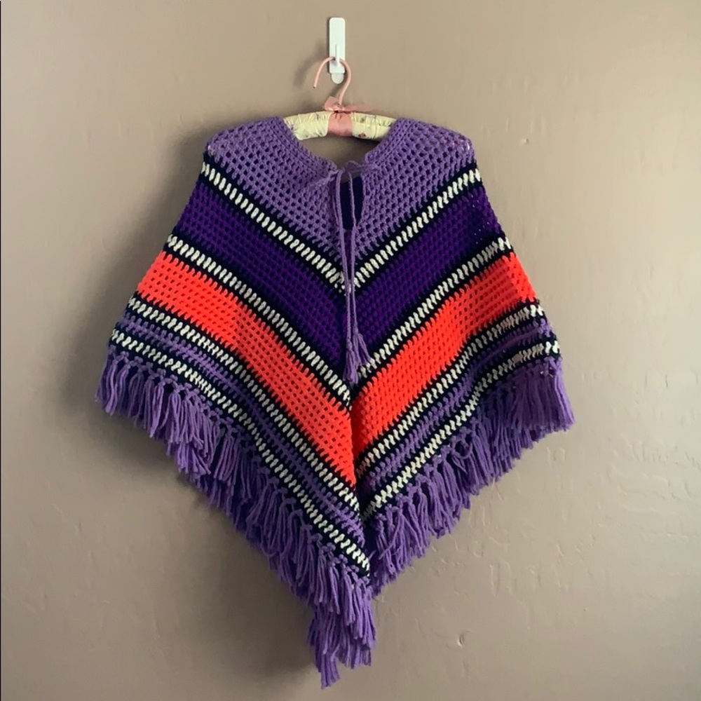 Vintage late 60s/70s poncho